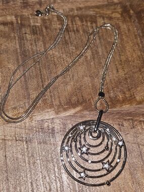 BCBGeneration Gold-Tone Celestial Orbit Star Pendant Necklace